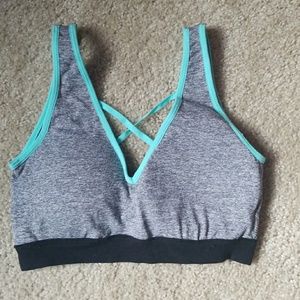 Strappy sports bra
